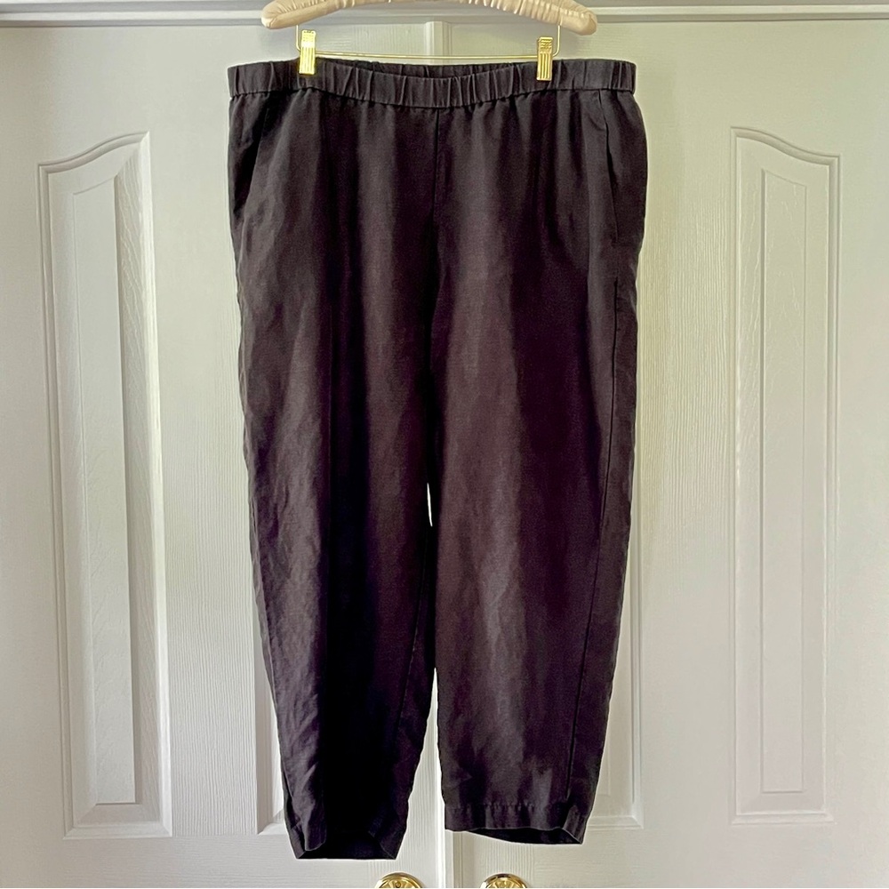 Eileen Fisher Lantern Linen Pants